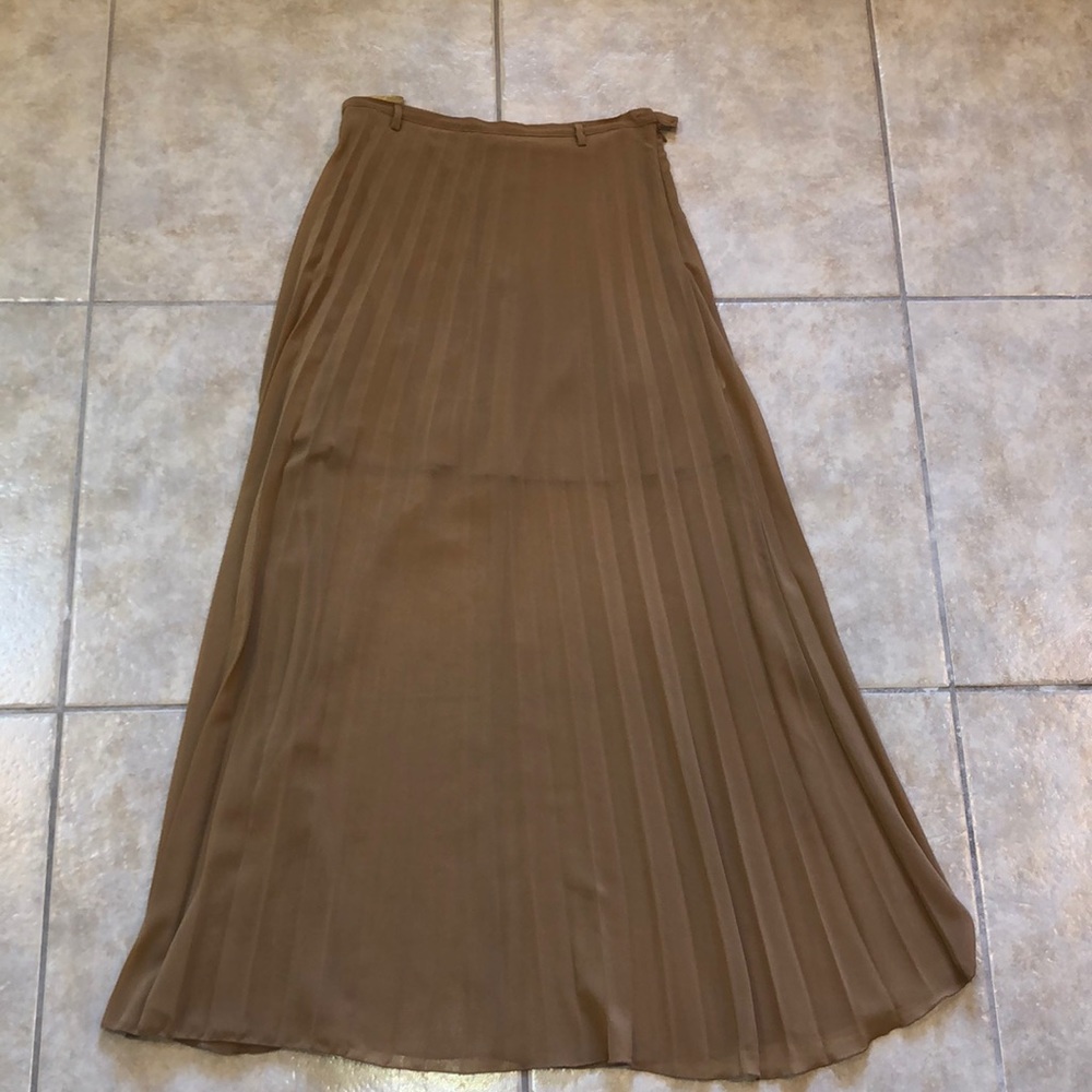 Ya Los Angeles maxi pleated skirt.